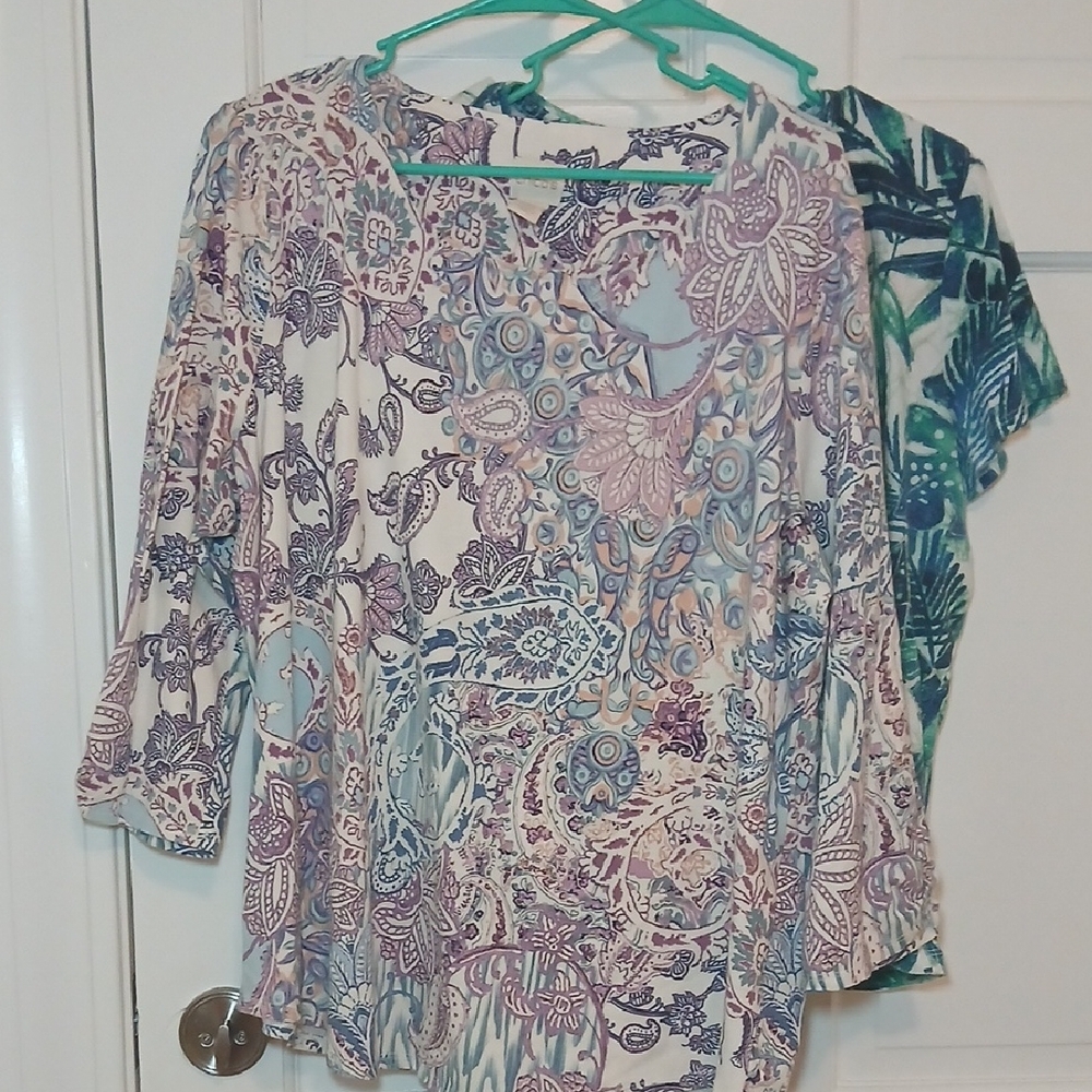Chico's Multicolor Paisley Blouse